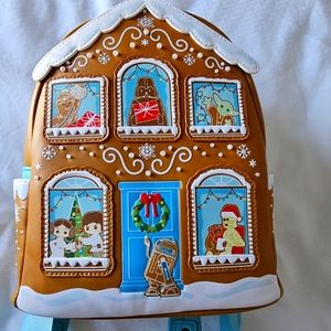 Loungefly Star Wars Gingerbread House Holiday Backpack